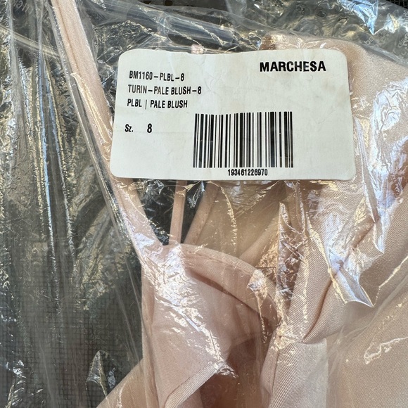 Marchesa - Turin Dress - Pale Blush - Picture 3 of 6